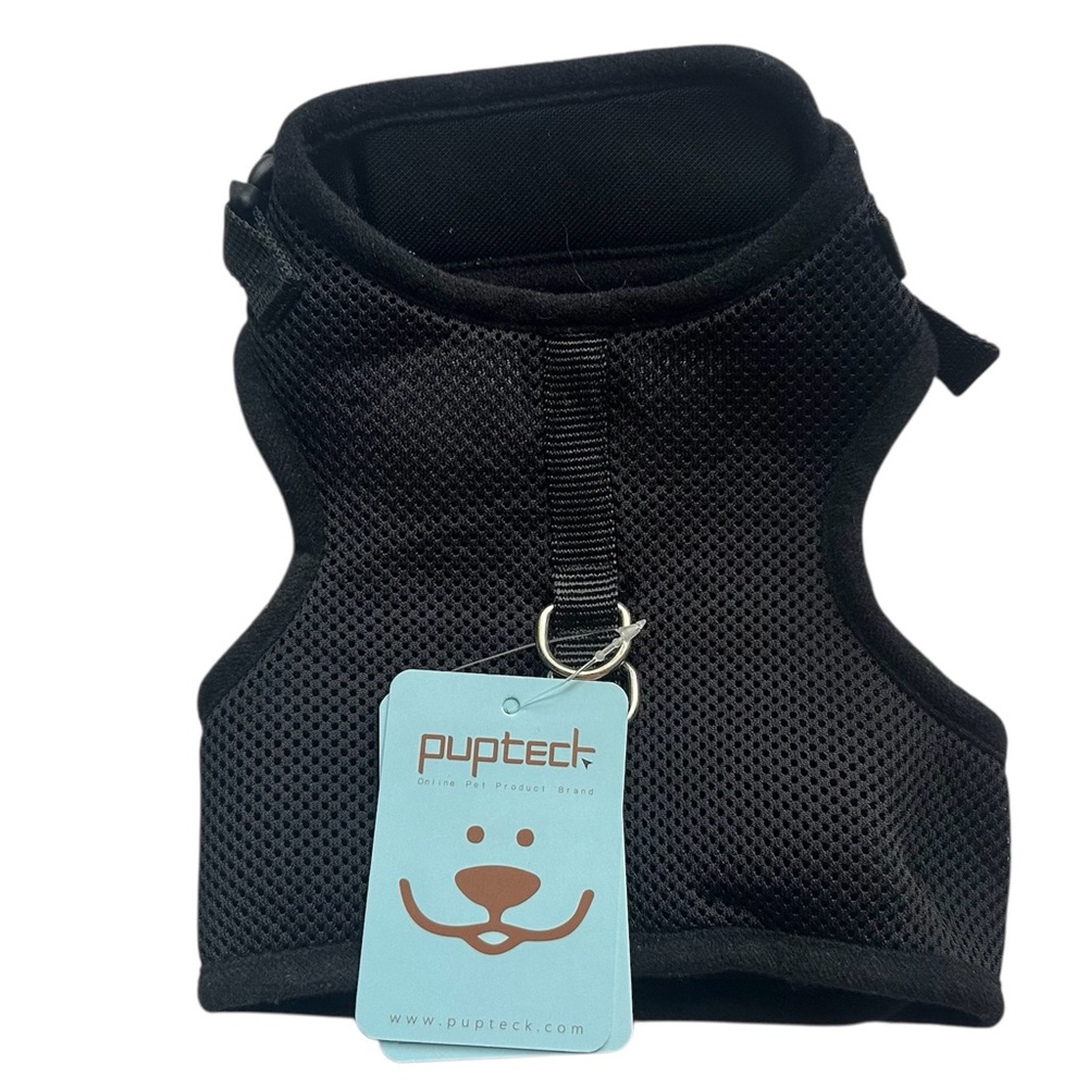 NEW Cat Mesh Harness No Escape Black PupTech